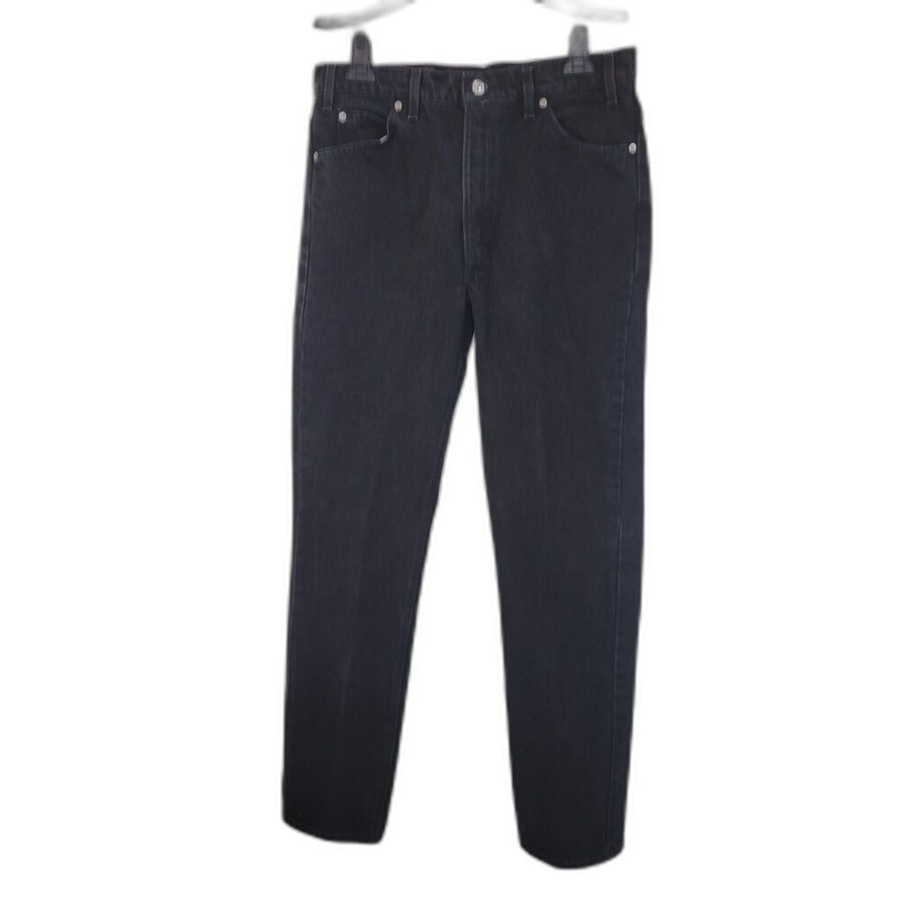 Vintage Levi's 505 Black Button Fly Denim Jeans